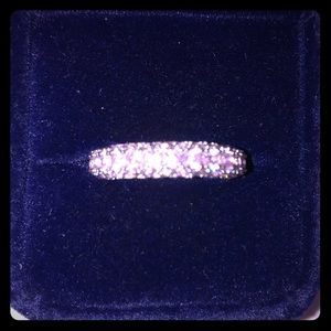 Crystal and rose woman’s ring size 8